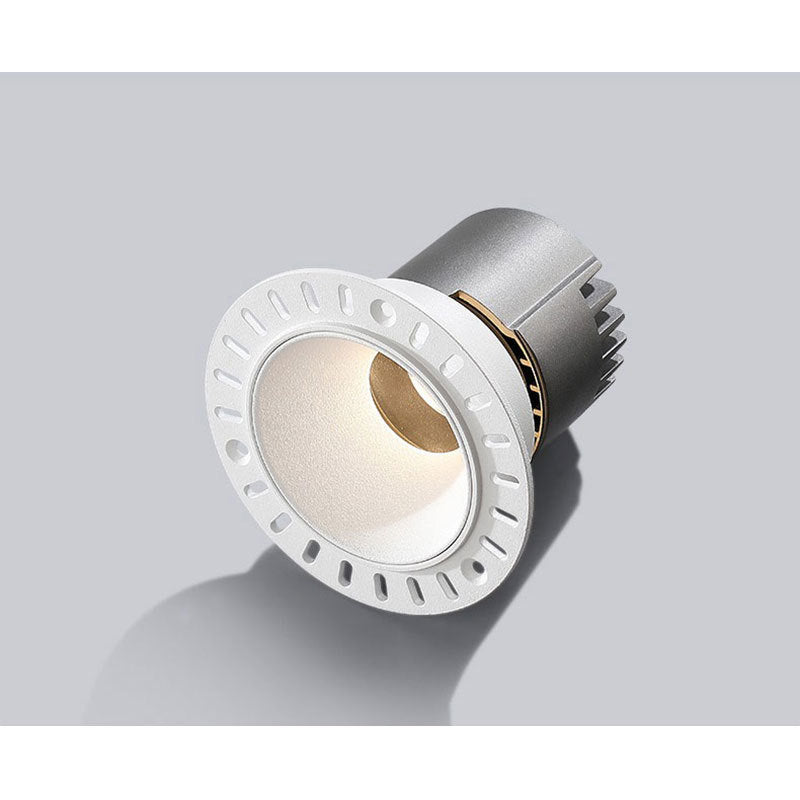 Borderless spotlight COB household embedded anti-glare hidden pre-embedded living room without main light lighting 4000K downlight