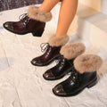 fall/winter new arrivals: plus-size fleece-lined leather boots for women, sizes 36-43. wholesale available. dropshipping to  and