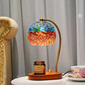 Moroccan flameless aroma lamp wax melting lamp birthday gift bedroom bedside lamp american retro romantic decorative table lamp