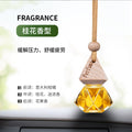 Car perfume pendant long-lasting light fragrance high-end aromatherapy pendant hanging car ornaments jewelry hanging aromatherapy bottle