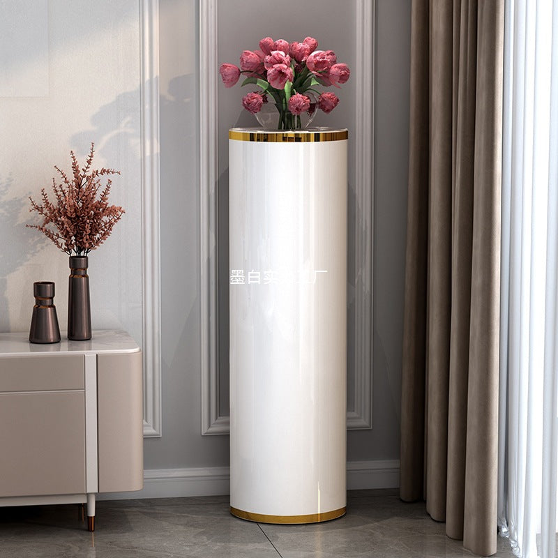 Rotating shoe cabinet household door 2025 new entry entrance entrance steel round multi-layer disinfection shoe rack