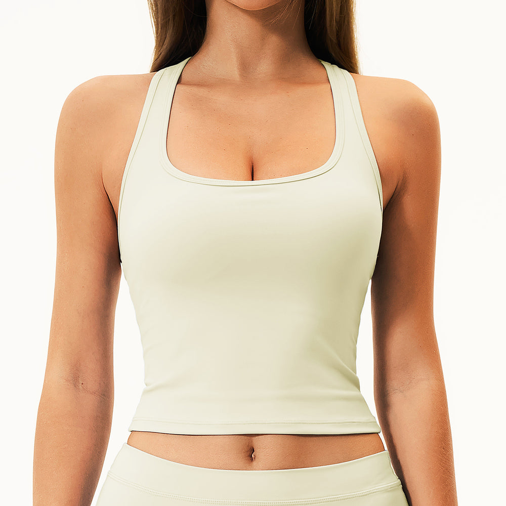 Customizable new yoga tank top for women - slimming, skin-friendly, breathable pilates workout top - 3560