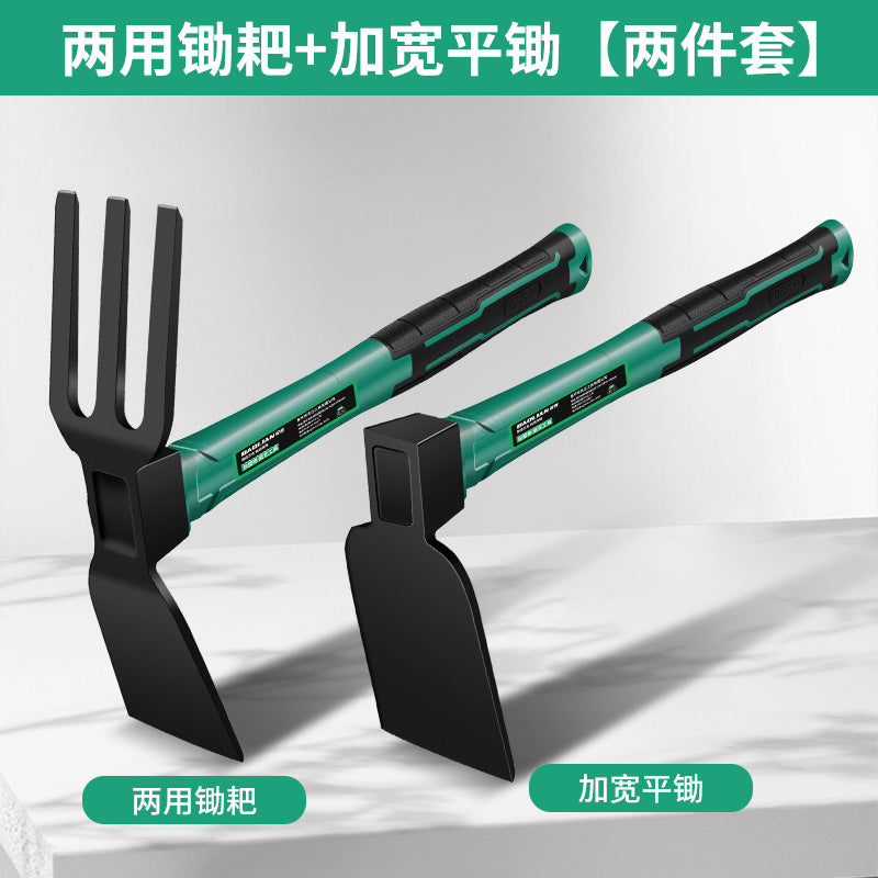 Small pickaxe multi-functional outdoor portable pickaxe, claw pickaxe, pickaxe, ax, hoe, special hoe for digging tree roots and digging grass