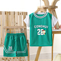 new kids' basketball jersey set - boys' and girls' summer quick-dry mesh outfit - short sleeve sports clothing for children and teens