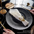 Nordic new large ceramic plate - matte finish steak plate for hotel, restaurant, and home use - creative plating and table setting