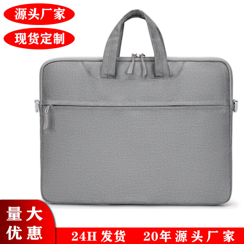 New laptop bag, business notebook liner bag, lightweight and shockproof, computer tablet protective case can print logo.