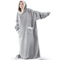 150 long lazy blanket heattech cold-proof clothing hooded tv blanket flannel cashmere lazy pullover pajamas