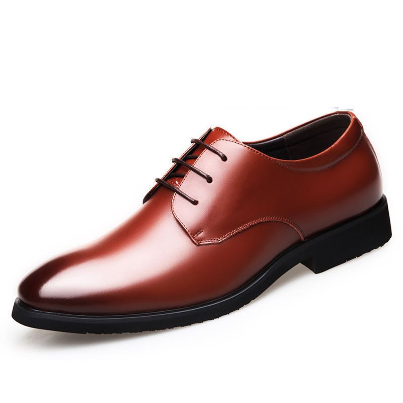 Clearance sale: men's leather dress shoes - lace-up, casual, stylish, versatile. perfect for young professionals, business, and everyday wear. trendy men's footwear
