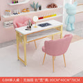 Accessible luxury high-power vacuum cleaner manicure table and chair imitation marble suit double popular table economical manicure table