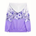 hot-selling plus-size women's zip-up hoodie, new casual long-sleeve hooded sweatshirt jacket, dropshipping available