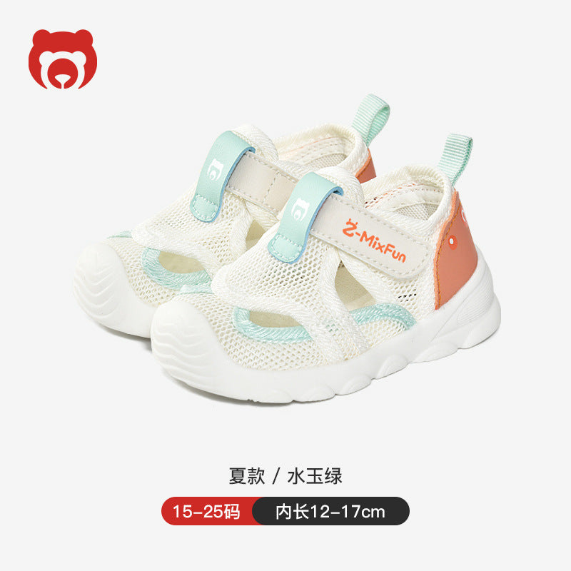 New arrival baby toddler shoes sandals summer mesh shoes baby shoes soft bottom 1-2-4 years old boys and girls functional non-slip soft