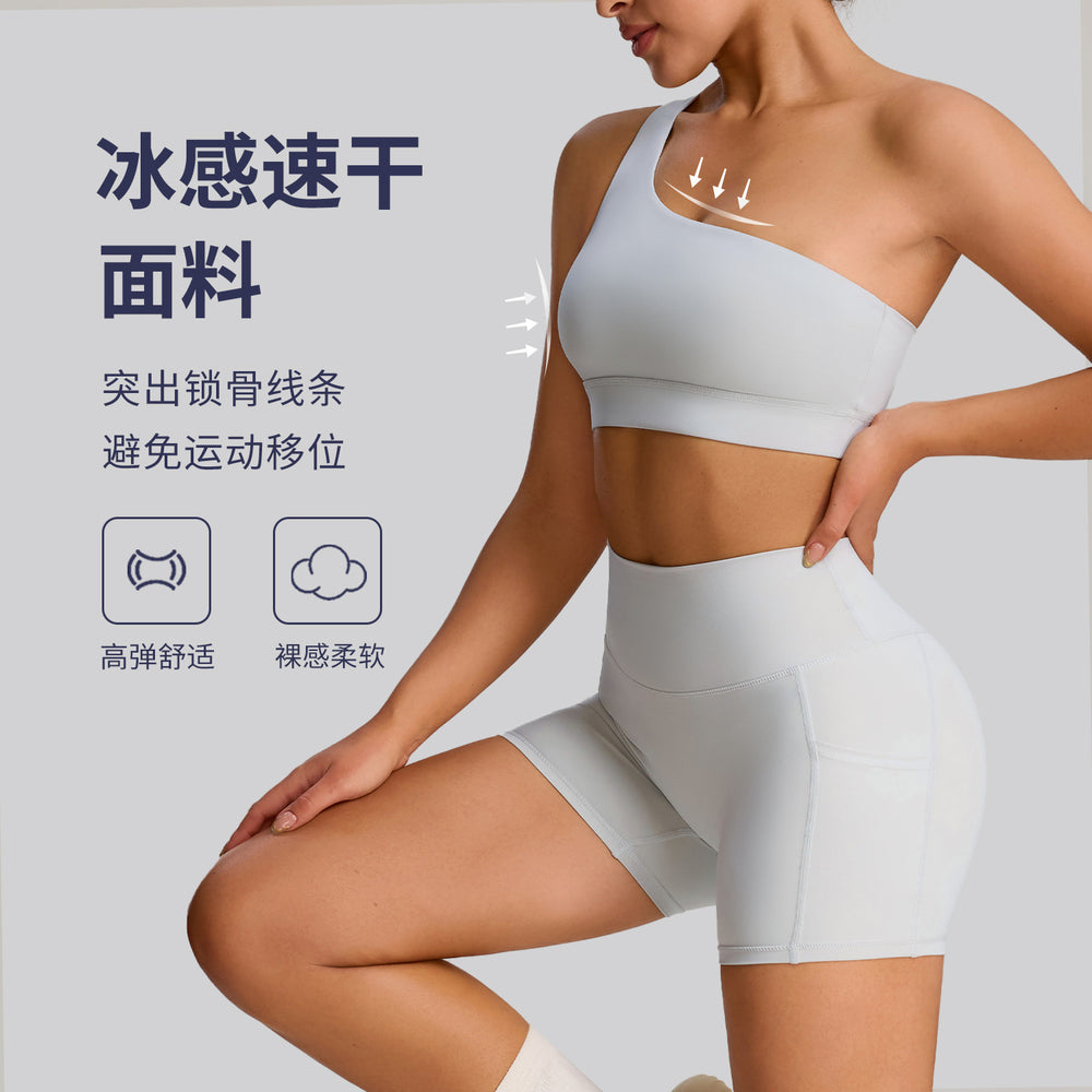 Amazon's new yoga clothing suit high elastic breathable sports fitness clothing two-piece setfashion yoga clothing personalized