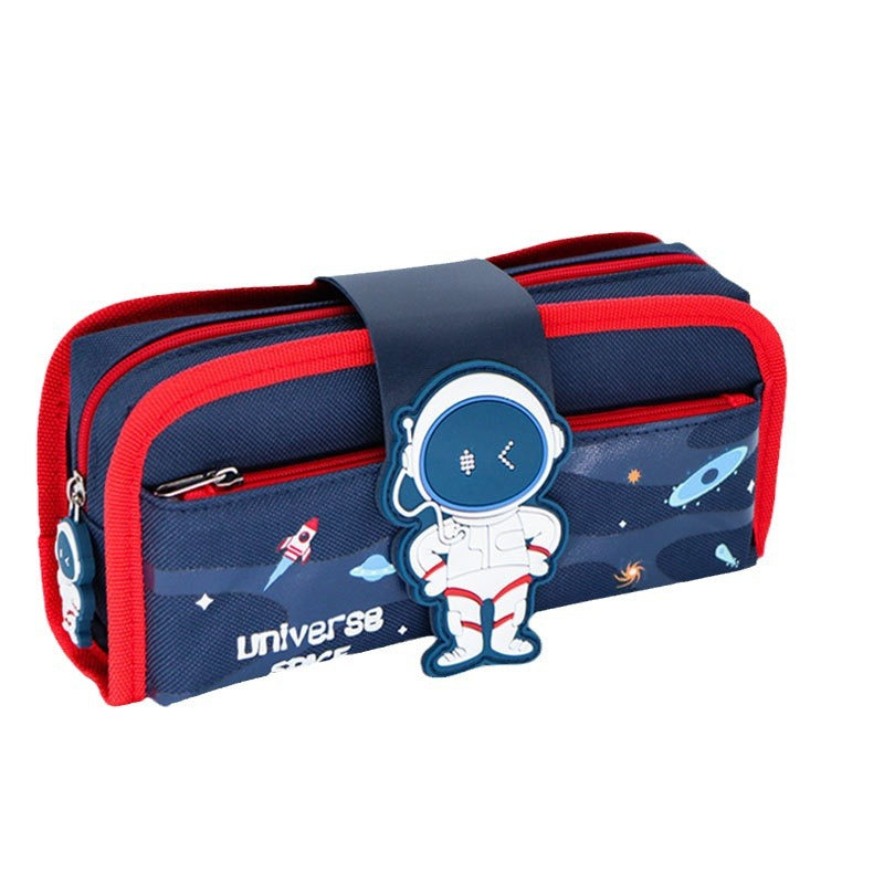 Cross-border large-capacity cartoon pencil case ins wind niche stationery box for girls, detachable pencil case for primary school students,