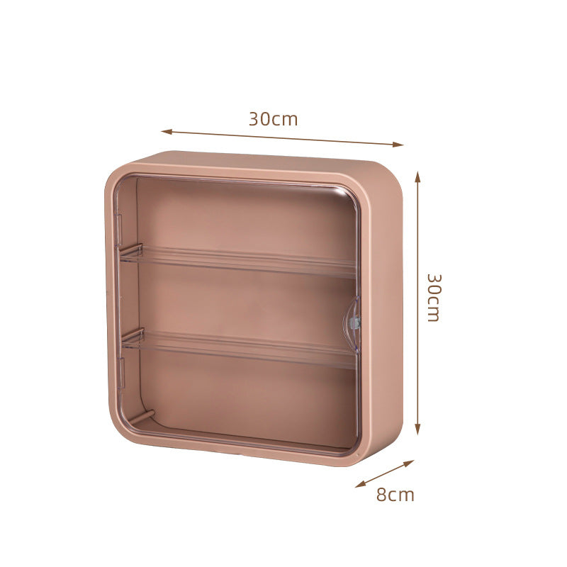 POP MART figure wall-mounted storage display cabinet blind box storage wall cabinet transparent dust-proof doll storage box