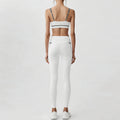 new arrival yoga clothes high waist hip lift tummy control slimming look sling beautiful back running sports intimates bra suit for women