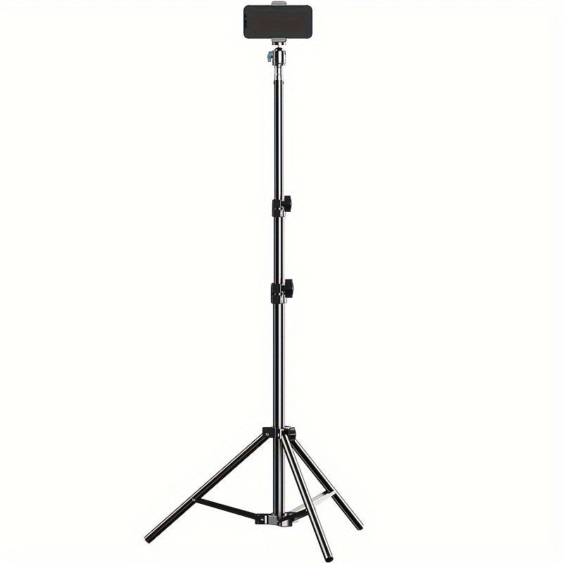 Mobile phone live broadcast bracket Floor-to-ceiling tripod video shooting Beauty tripod filling light Lazy mobile phone holder