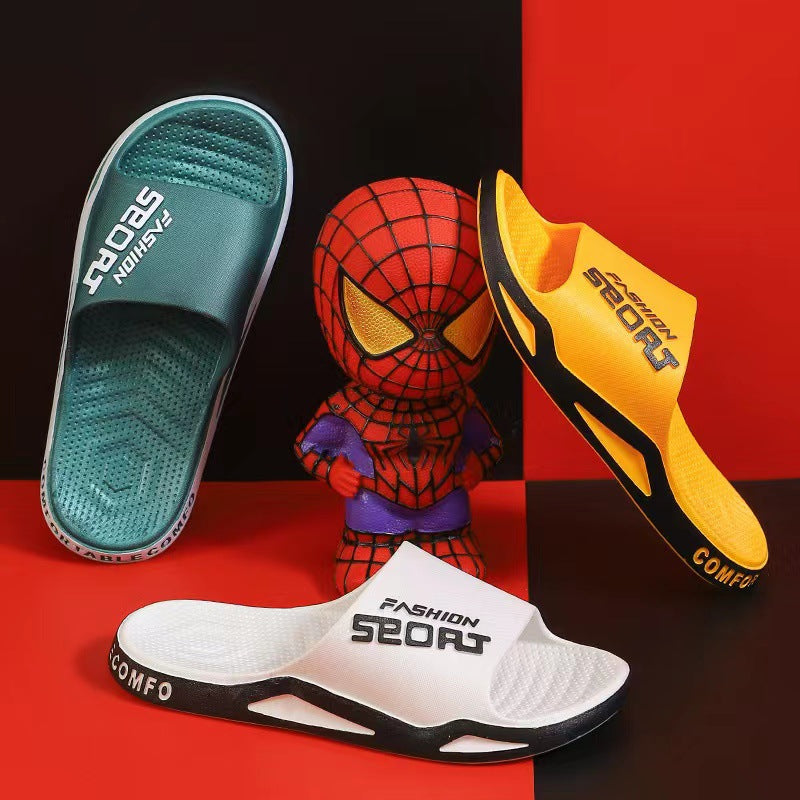 New arrivalfashion slippers men's summer breathable shit-feeling soft bottom home sandals outdoor trendy beach shoes wholesale