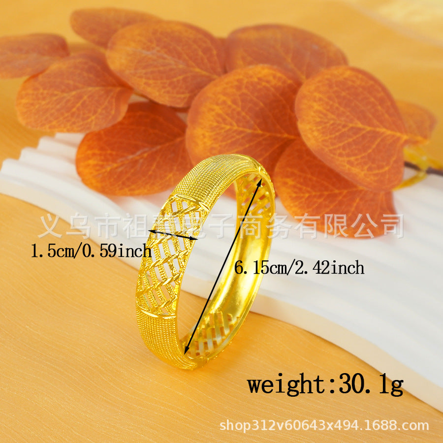middle east dubai cut out diamond new arrival luxury women's charm bracelet bridal wedding ethiopian