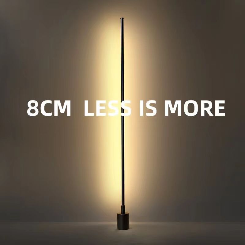 Industrial style creative living room floor lamp bedroom bedside lamp normcoreaccessible luxury vertical floor lamp led corner atmosphere lamp