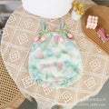 Summernew arrival baby clothes floral small suspender baby girl flower bud princess bag butt jumpsuit summer clothing export batch