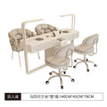 140cm multifunctional double table (warm color) + set