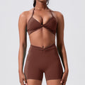 in stockhigh waistslimming look beautiful back yoga suit pilates outdoor running tight sports fitness suit for women