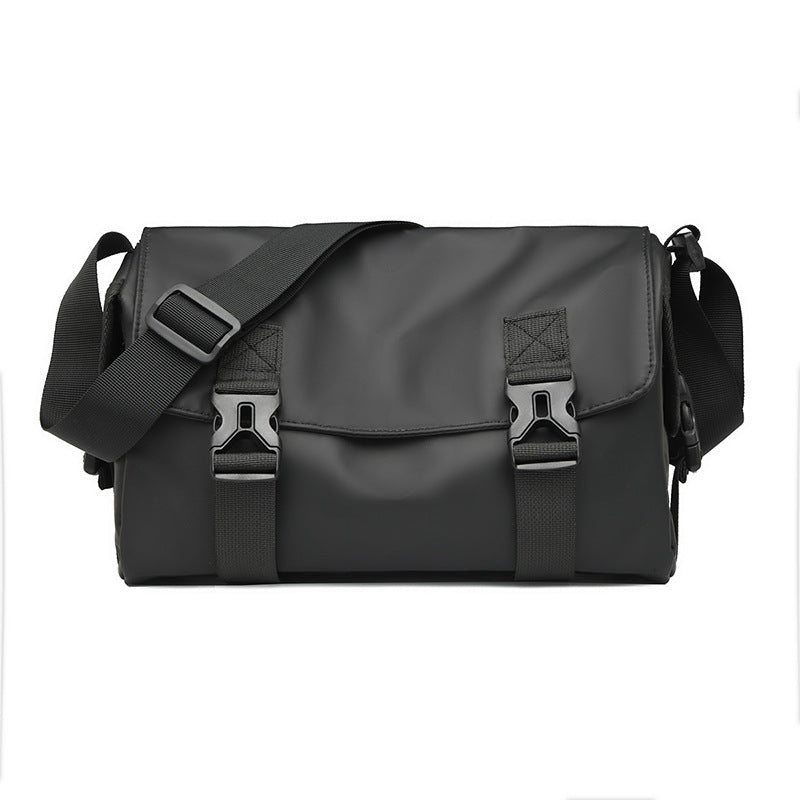 Cross-border wholesale crossbody shoulder bag trend new simple pu messenger bag casual Korean version of men's and women's fashion crossbody bag