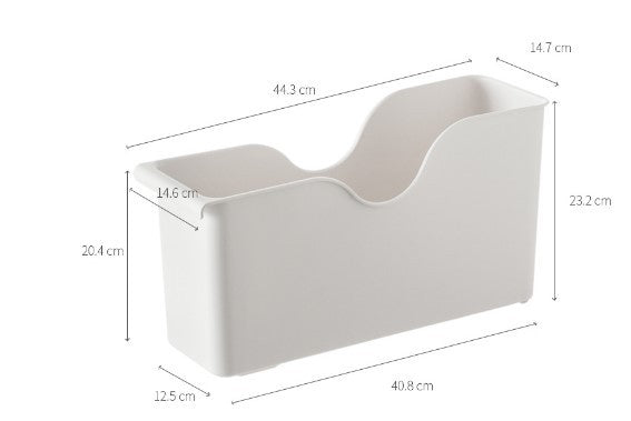 Kitchen with pulley lid rack storage rack plastic pot storage rack storage box storage rack 66128