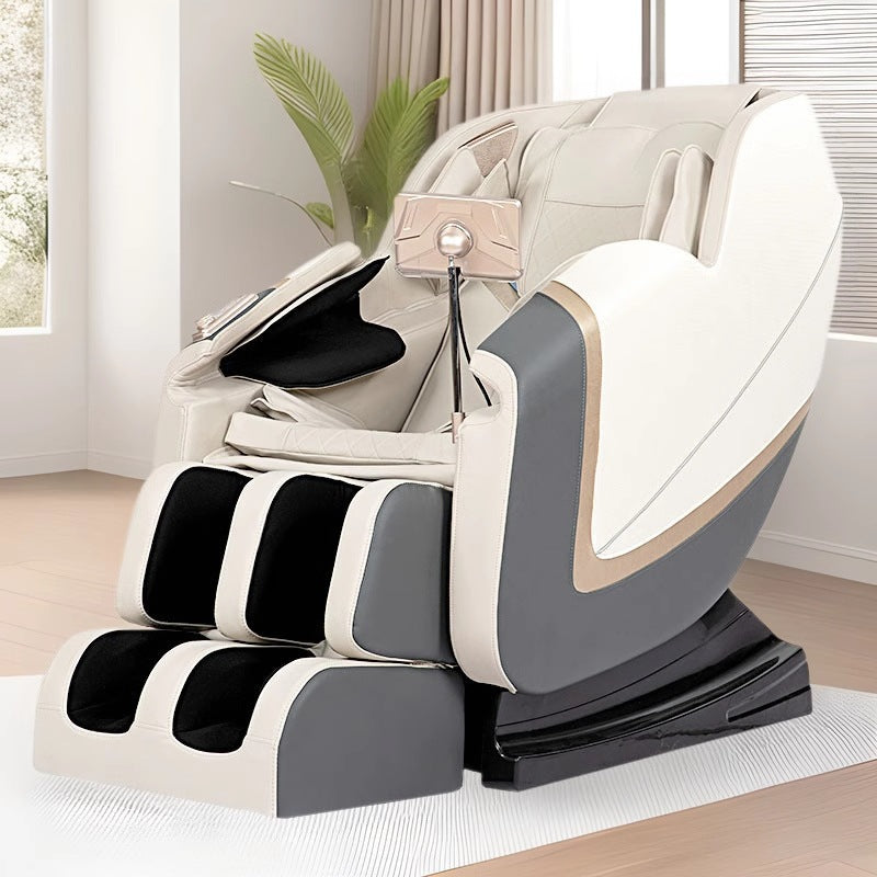Elderly massage chair - home use, full body, compact zero gravity smart space capsule - export quality gift - smart voice control