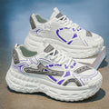 Men's shoes 2026 new summer breathable mesh casual anti-slip height increasing hong kong style trendy brand student sports dad shoes