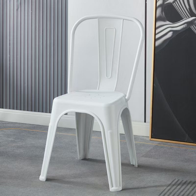 Amazon dining chair plastic pp chair dining table chair thickenedexportfor home restaurant casual chair with backrest chair