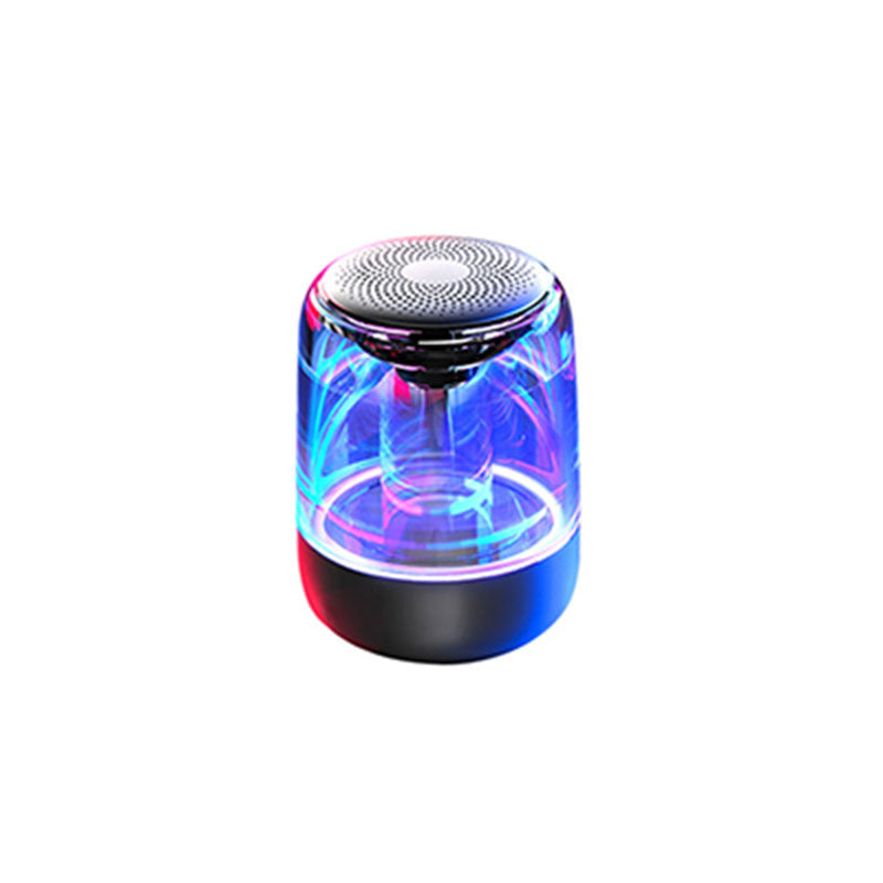 Yayunshi c7 wireless bluetooth speaker subwoofer portable colorful light car crystal glass cross-border ebay