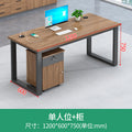 Employee desk set, 4-seat open modern office desk and chair combination, 2/6 person e-commerce workstation