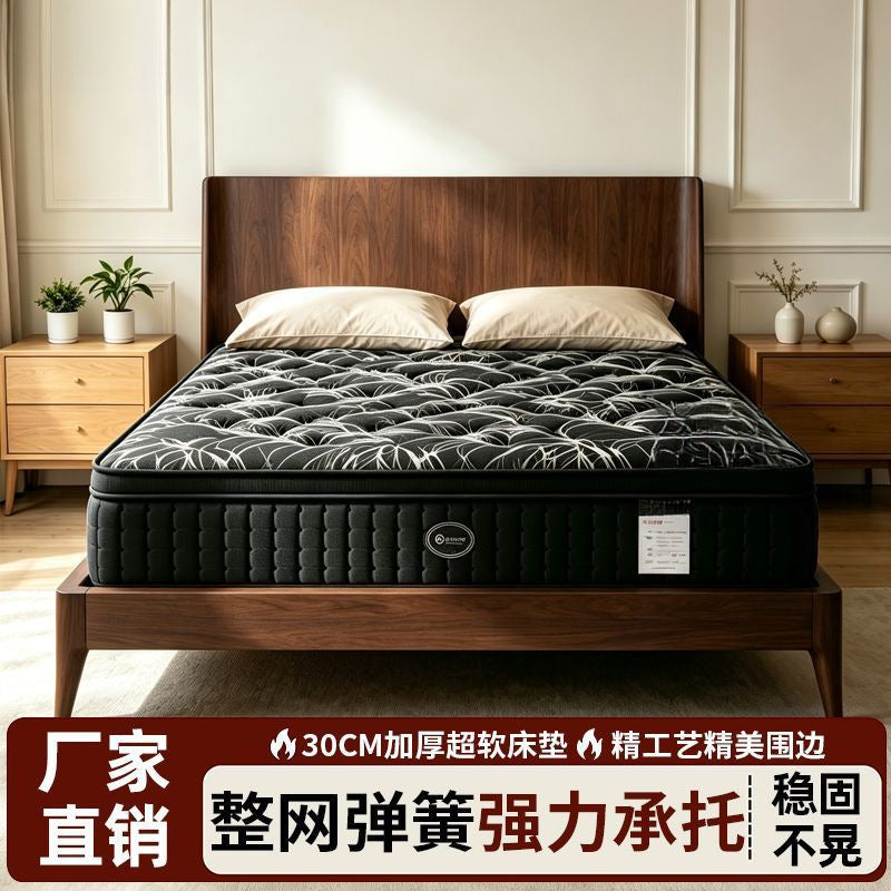 Mattress thickened simmons rental house economical mattress five-star hotel silent extra thick spring roll bag super soft