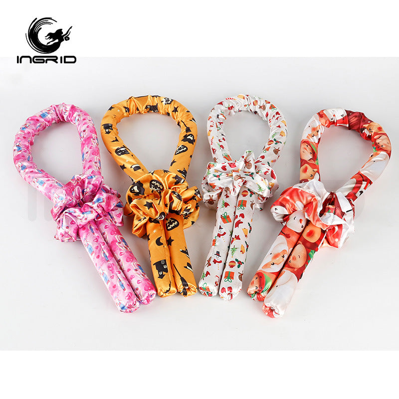 Christmas gift box lazy curling iron eva foam sponge roller curling iron sleep no heat curling iron