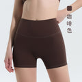 Naked feeling tummy control sexy peach butt fitness pants outdoor cycling running three-quarter pants fitness shorts yoga shorts for women