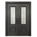 French glass villa door double door rural self-built house door anti-theft door sub-mother door entrance door entrance door