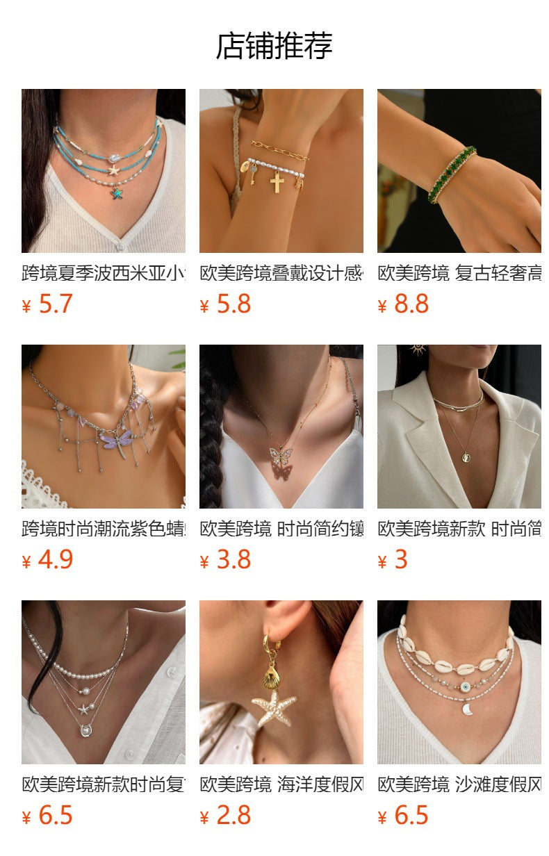 Customized alloy rings, cross-border niche luxury style jewelry, snake-shaped ring set accessories, diamond-studded women's couple rings