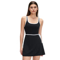 Summer sports dress for women with chest pad, breathable back, yoga skirt, fashion tape fitness tennis skirt d26041