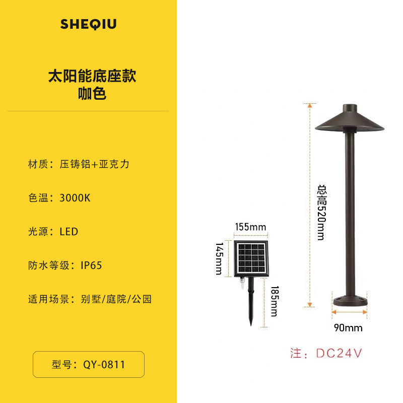 Outdoor solar ground lights - waterproof patio lights for villas, lawns, gardens, and home stays - decorative yard lighting