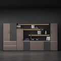 Filing cabinet office background cabinet bookcase storage office wooden modern file cabinet with lock