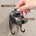 Bathroom strong suction cup shower bracket fixed handy gadgetfor home bathroom wall-mounted punch-free shower head bottom seat