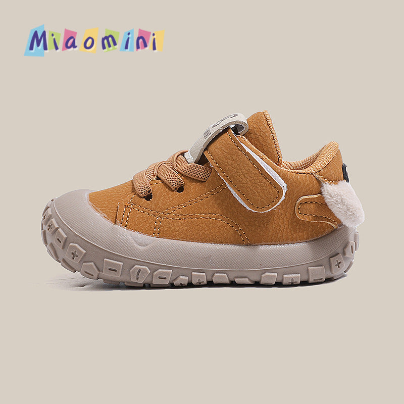 Spring autumnew arrivalkorean edition baby casualplaid toddler shoes baby anti-kick soft bottom shoes 1-3 years old