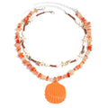 Beaded necklace wholesale fashion cross-border bohemia ocean style accessories women's summer shell stacked clavicle chain