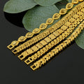 Women's leaf-shaped teardrop heart-shaped snap bracelet, geometric design bracelet, imitation gold plated 24k gold bracelet