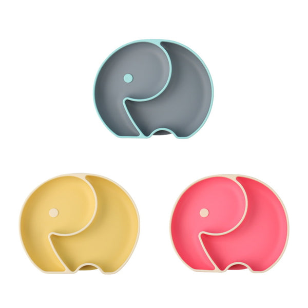 In 2023, the manufacturer's new baby feeding tableware set, food-grade silicone FDA standard baby silicone plate