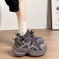 Petitesthick soledad shoes women's 2026springnew arrivalaccessible luxurybest selling breathable sports heightening casualwhite shoes