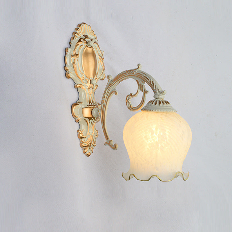 European style led wall lamp - bedroom bedside sconce - wall sconce - kids' room light - american retro ambient lighting fixture