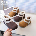 Vancahao girls' fashion lambswool snow boots - new  winter collection - kids' fleece-lined, extra-thick cotton ankle boots