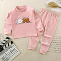 Kids' cotton pajama set - girls' & boys' thermal underwear - wholesale children's home wear